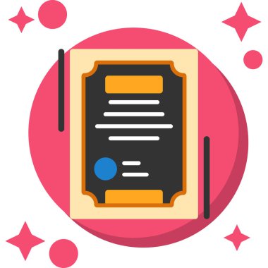 kitap simgesi, vektör illüstrasyonu