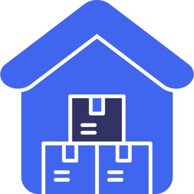 Eve. Web simgesi basit illüstrasyon