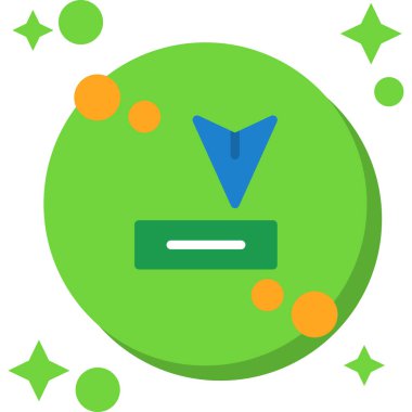 Madalya simgesi, vektör illüstrasyonu