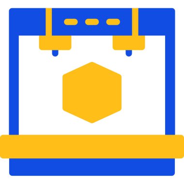 kutu gönderme simgesi düz taslak biçiminde