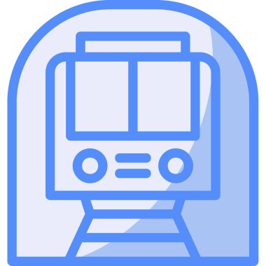 tren. Web simgesi basit illüstrasyon