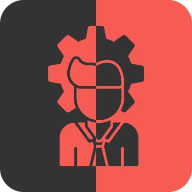 Doktor. Web simgesi basit illüstrasyon