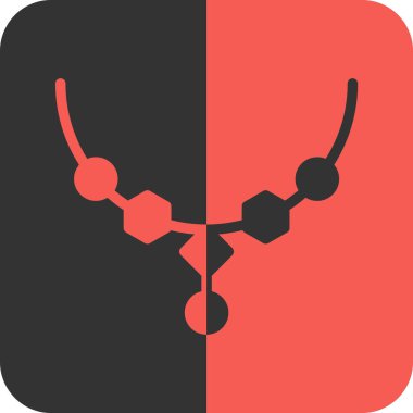 Bir DNA simgesinin vektör illüstrasyonu