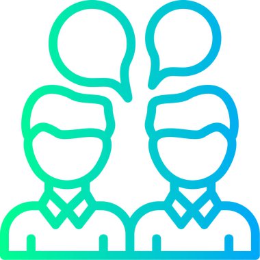 İnsan simgesinin vektör illüstrasyonu