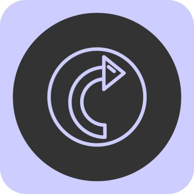 Vektör tazeleme simgesi illüstrasyonu