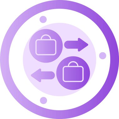 İş pazarlama. Basit illüstrasyon