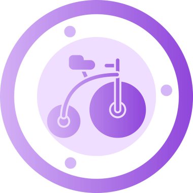 Bisiklet. Web simgesi basit illüstrasyon