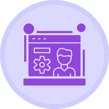 Web simgesi, basit illüstrasyon