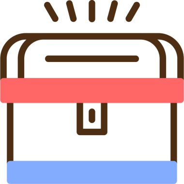 Basit vektör illüstrasyon cüzdanı