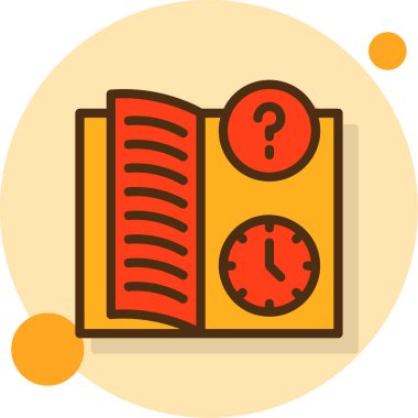 Eğitim öğrenme simgesi, vektör illüstrasyonu