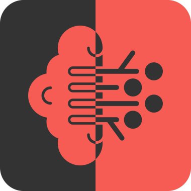 Bulut simgesi vektör illüstrasyonu