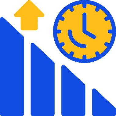 iş grafiği simgesi düz biçimli