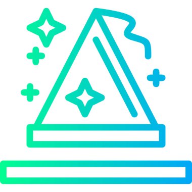 Sihirli ikon vektör çizimi