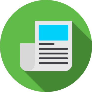 belge dosya simgesi düz biçimli