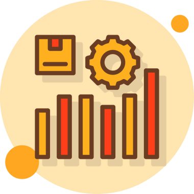ticari grafik vektör simgesi, basit vektör illüstrasyonu