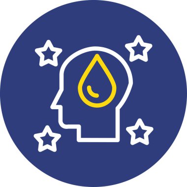 Su bırakma simgesinin vektör illüstrasyonu