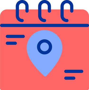 Harita. Web simgesi basit illüstrasyon