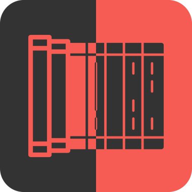 Modern b 'nin vektör illüstrasyonu hapishane simgesinden yoksun