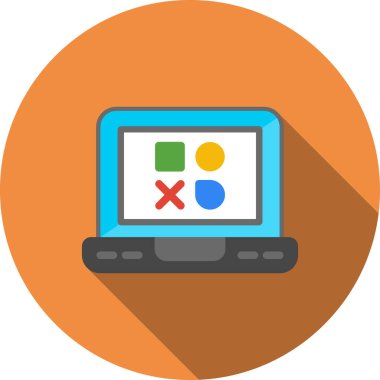 İnternet simgesi ve vektör illüstrasyonu beyaz arkaplanda izole edildi