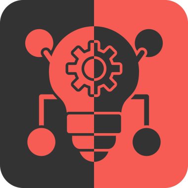 Web ve mobil için ampul vektör simgesi