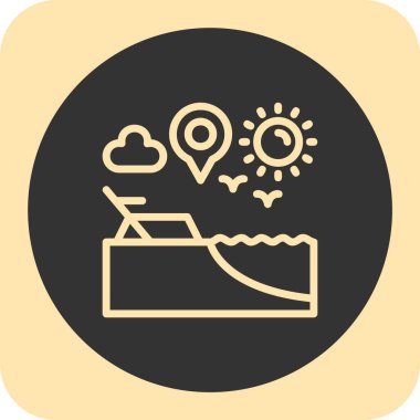 Modern b 'nin vektör çizimi düzlemin ikonundan yoksundur