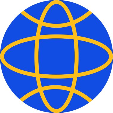 küresel ağ. Basit resimleme