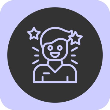 Evlat. Web simgesi basit illüstrasyon