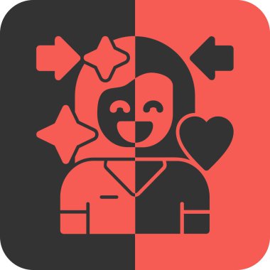 İnsan simgesinin vektör illüstrasyonu