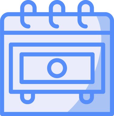 Para için. Web simgesi basit illüstrasyon