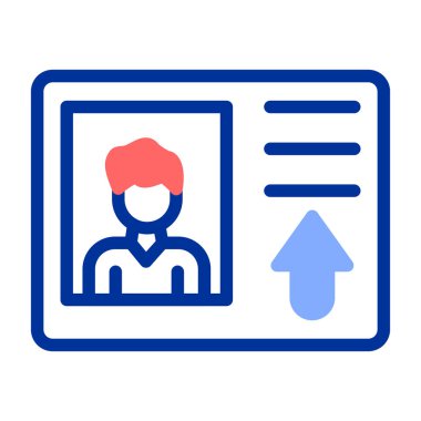 Dizüstü bilgisayar simgesi olan bir adamın vektör illüstrasyonu, web sayfası simgesi