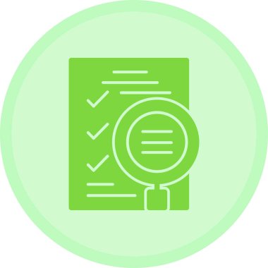 Belge. Web simgesi basit illüstrasyon