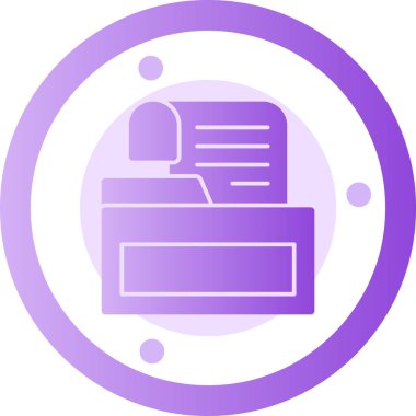 Dosya. Web simgesi basit illüstrasyon