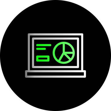 bilgisayar vektör simgesi modern illüstrasyon