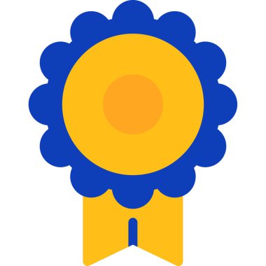 ödül ödülü ikonu düz stil