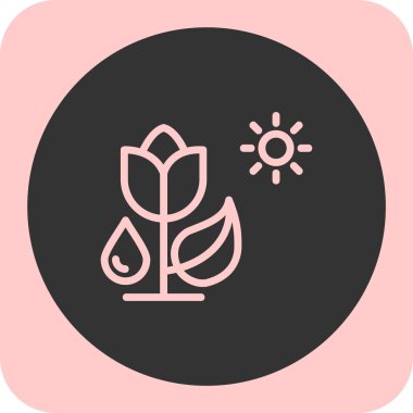 Çevre. Web simgesi basit tasarım