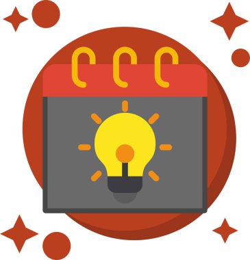 ampul simgesi, modern vektör illüstrasyonu