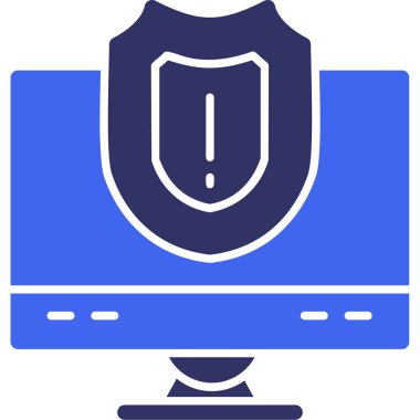 Bilgisayar. Web simgesi basit illüstrasyon