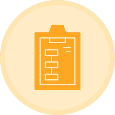 Belge. Web simgesi basit illüstrasyon