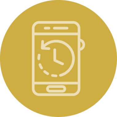 Akıllı izle kutsal kişilerin resmi, vektör çizim