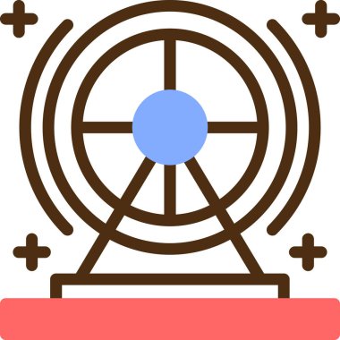 Pusula. Web simgesi basit illüstrasyon