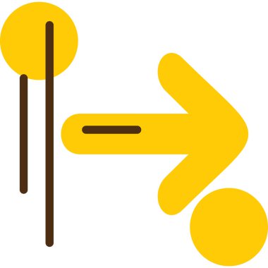 ok ile çubuk şekli