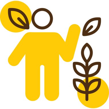 tarımsal bitki büyüme simgesi