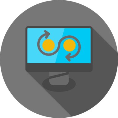 iş simgesi vektör illüstrasyonu