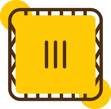 Modern bir simgenin vektör illüstrasyonu