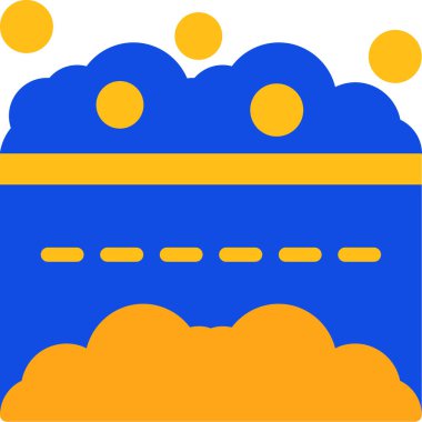 tren. Web simgesi basit tasarım