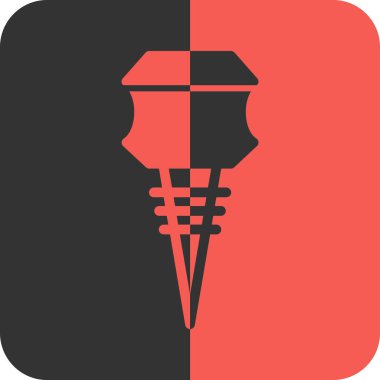 Koni simge vektör çizim