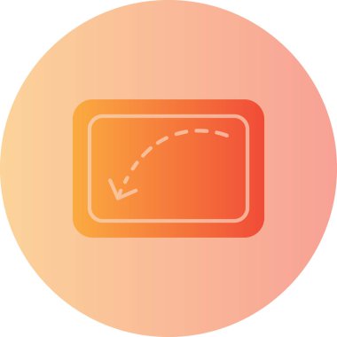 Modern simgenin vektör illüstrasyonu