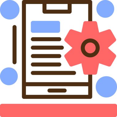 iş simgesi vektör illüstrasyonu