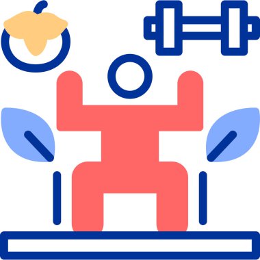 spor salonu jimnastik ikonu