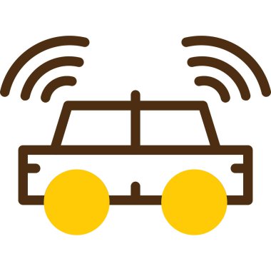 - Araba. Web simgesi basit illüstrasyon